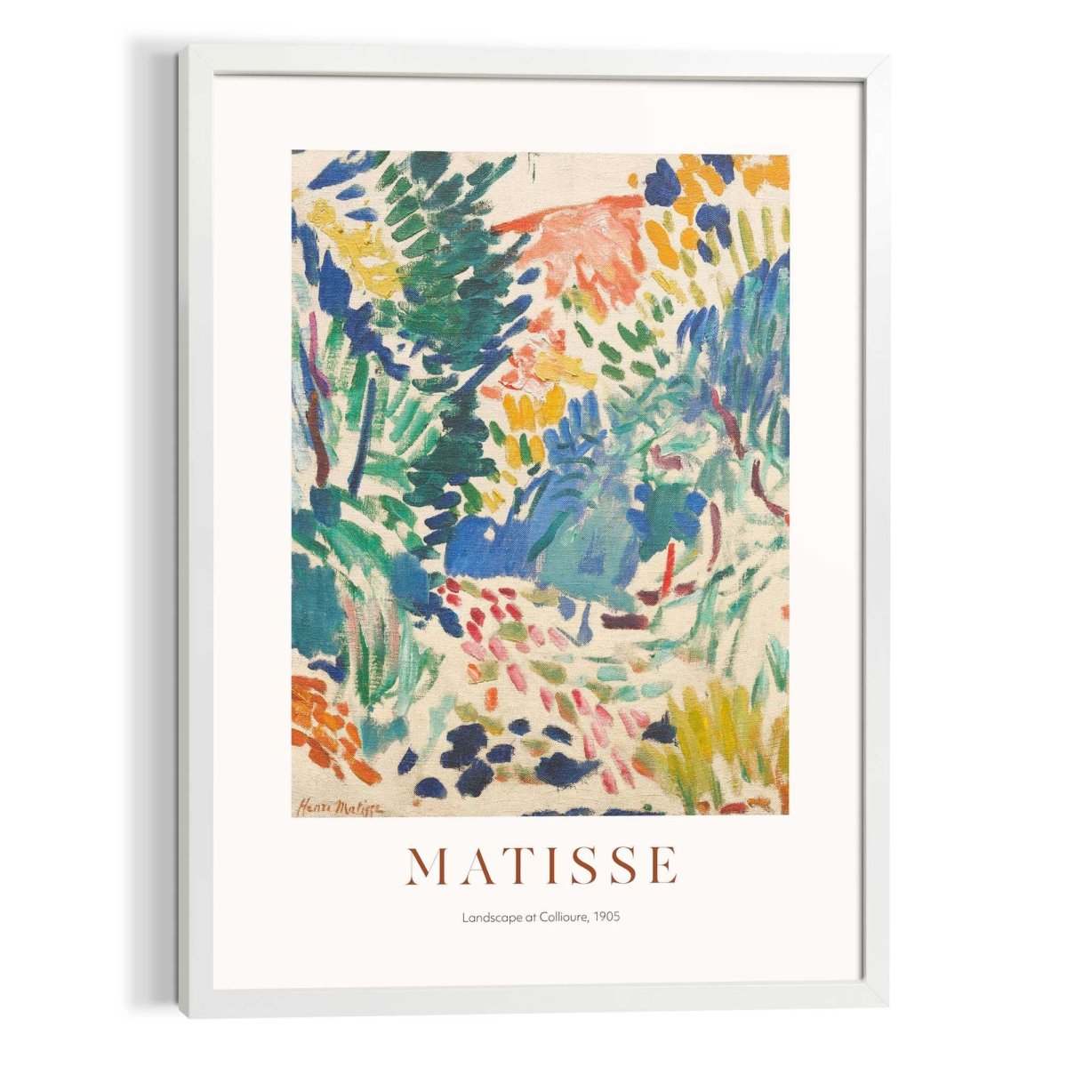 Schilderij Matisse - Landscape at Collioure 70x50 - Reinders