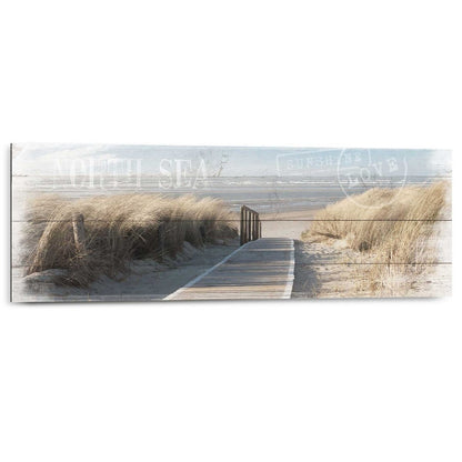 Schilderij Noordzee duinen 30x90 - Reinders