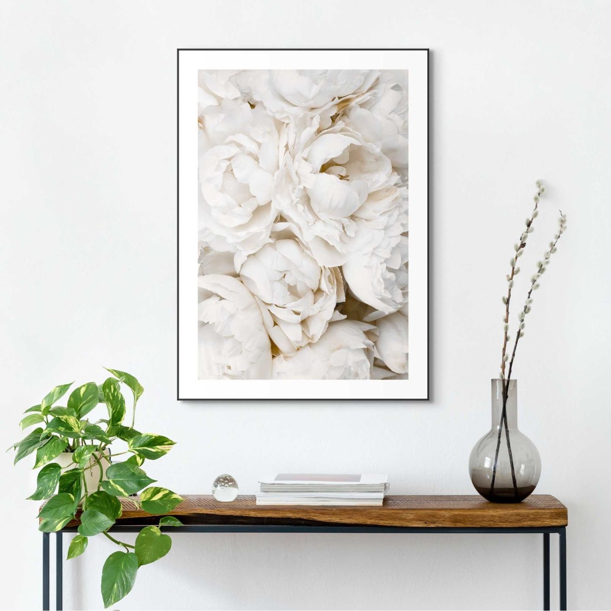 Schilderij White Roses 70x50 - Reinders
