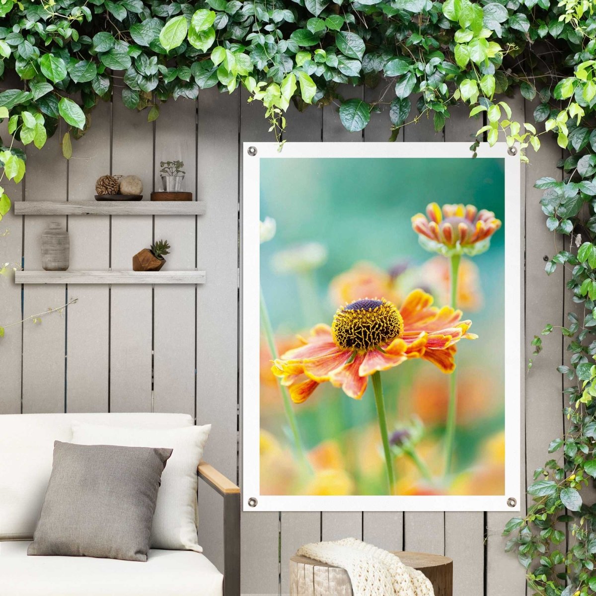 Tuinposter Bloem 80x60 - Reinders