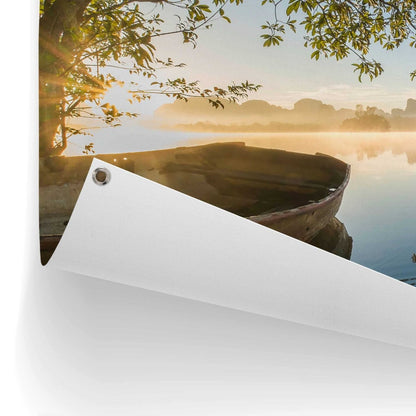 Tuinposter Boot op het meer 60x80 - Reinders