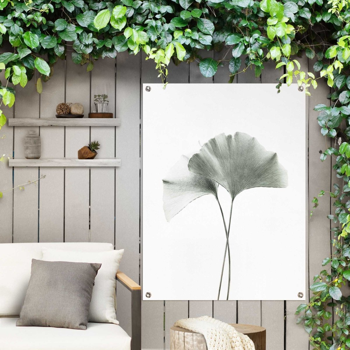 Tuinposter Ginkgo Blad 80x60 - Reinders