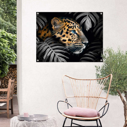 Tuinposter Jungle luipaard 60x80 - Reinders