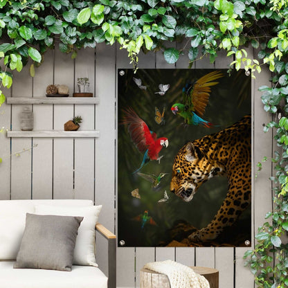 Tuinposter Jungledieren 80x60 - Reinders