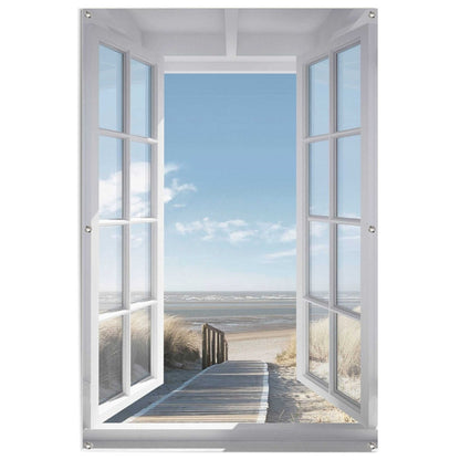 Tuinposter Noordzee uitzicht 120x80 - Reinders