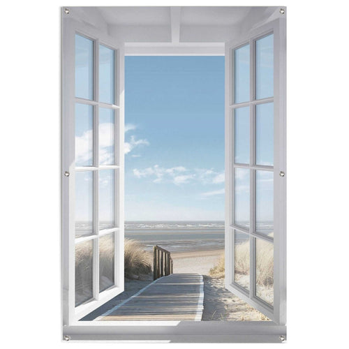 Tuinposter Noordzee uitzicht 120x80