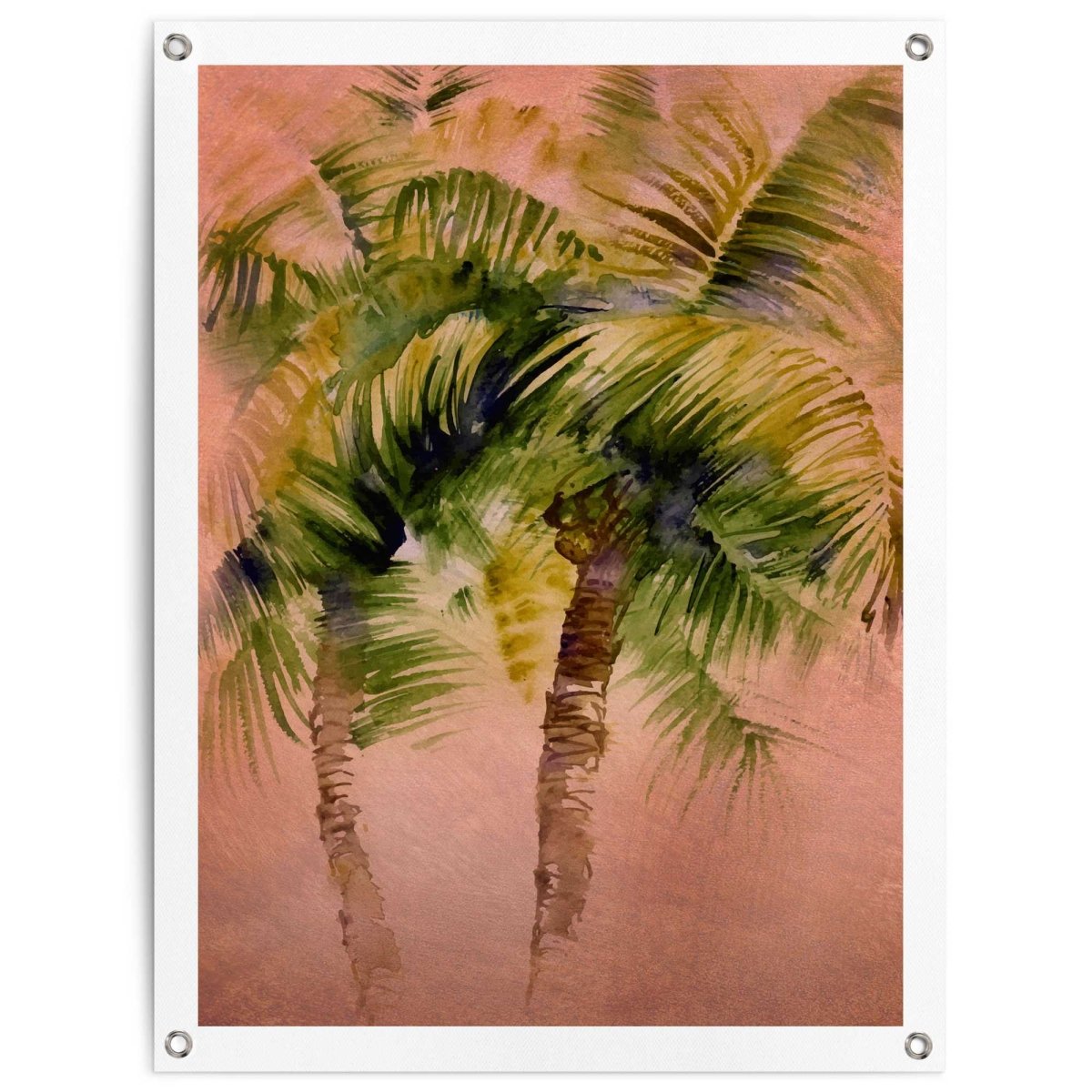 Tuinposter Painted Palm Trees 80x60 - Reinders