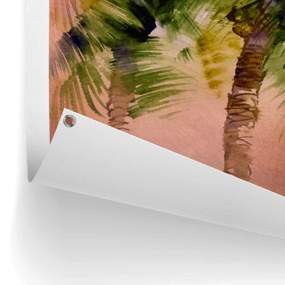 Tuinposter Painted Palm Trees 80x60 - Reinders