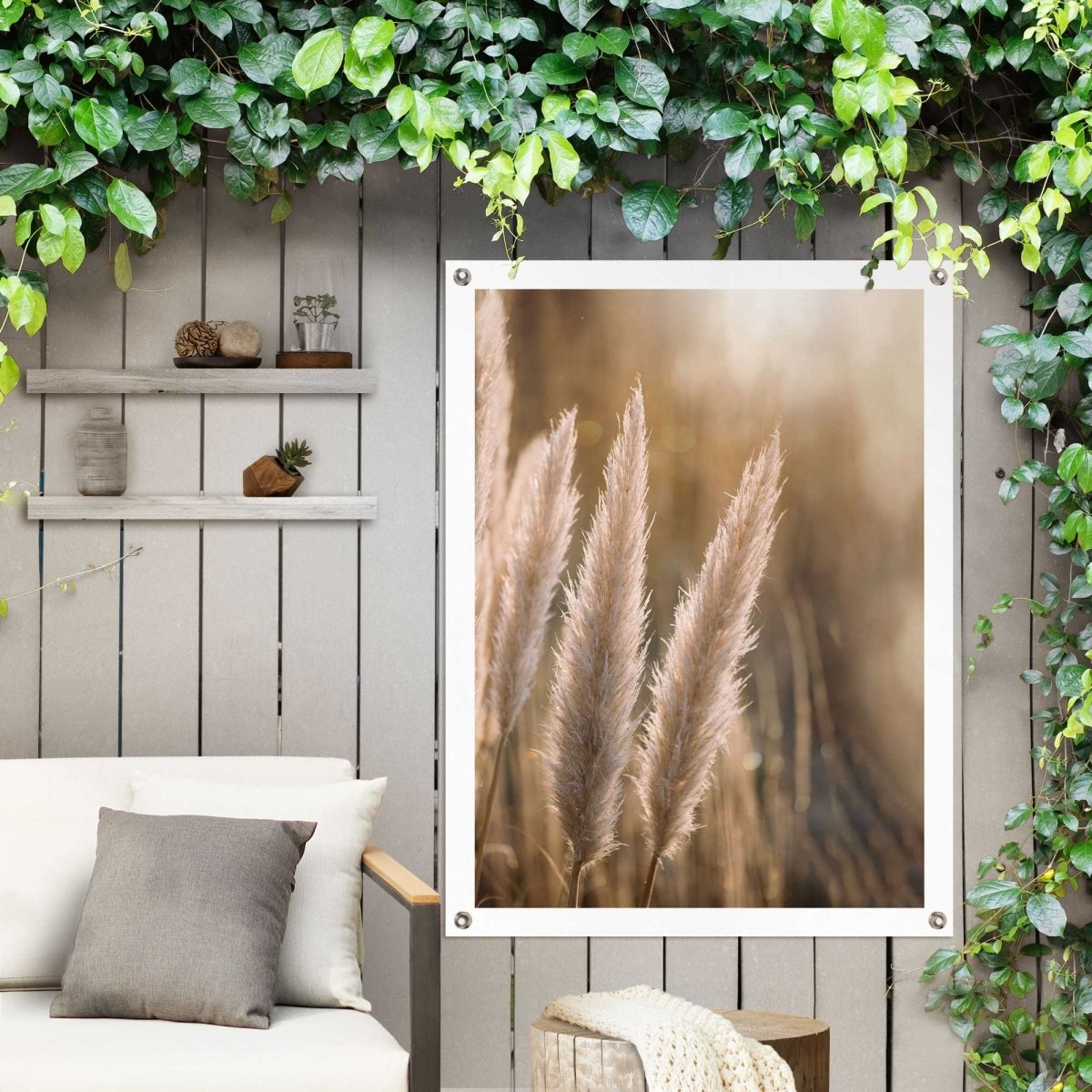 Tuinposter Pampas 80x60 - Reinders