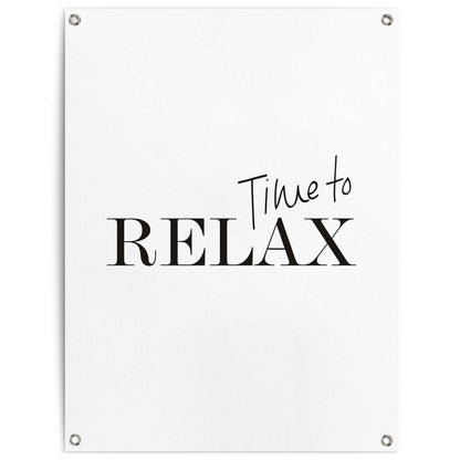 Tuinposter Time to Relax 80x60 - Reinders