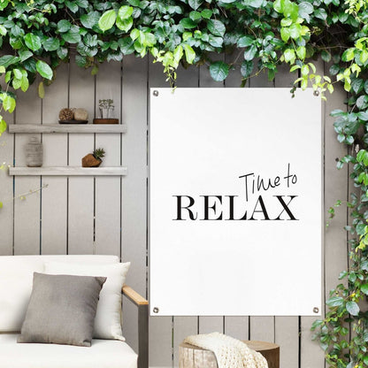 Tuinposter Time to Relax 80x60 - Reinders