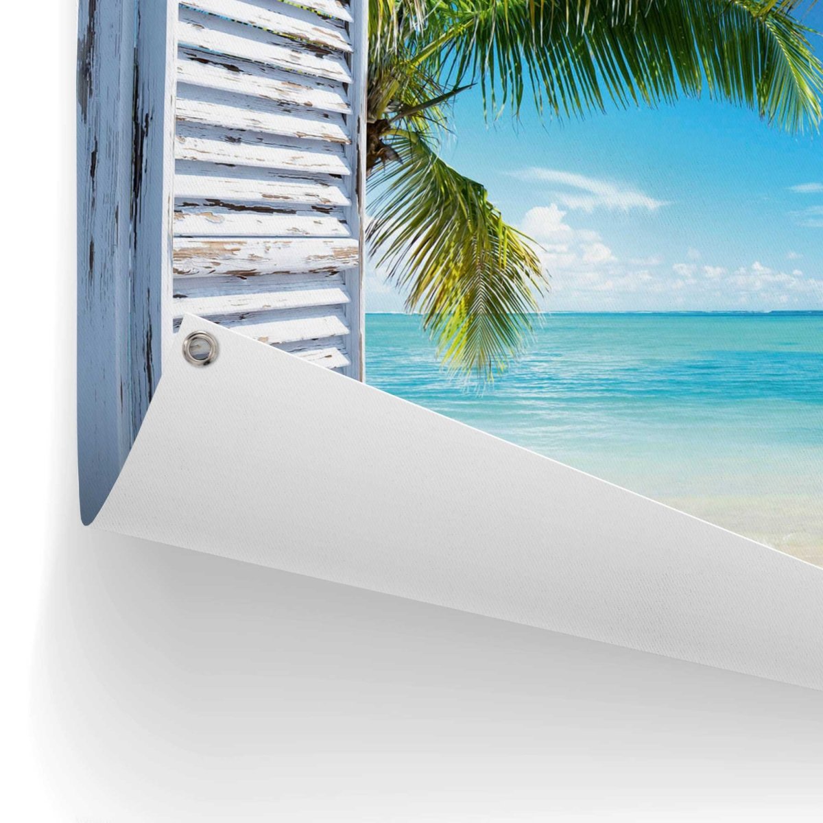 Tuinposter Tropisch strand 60x80 - Reinders