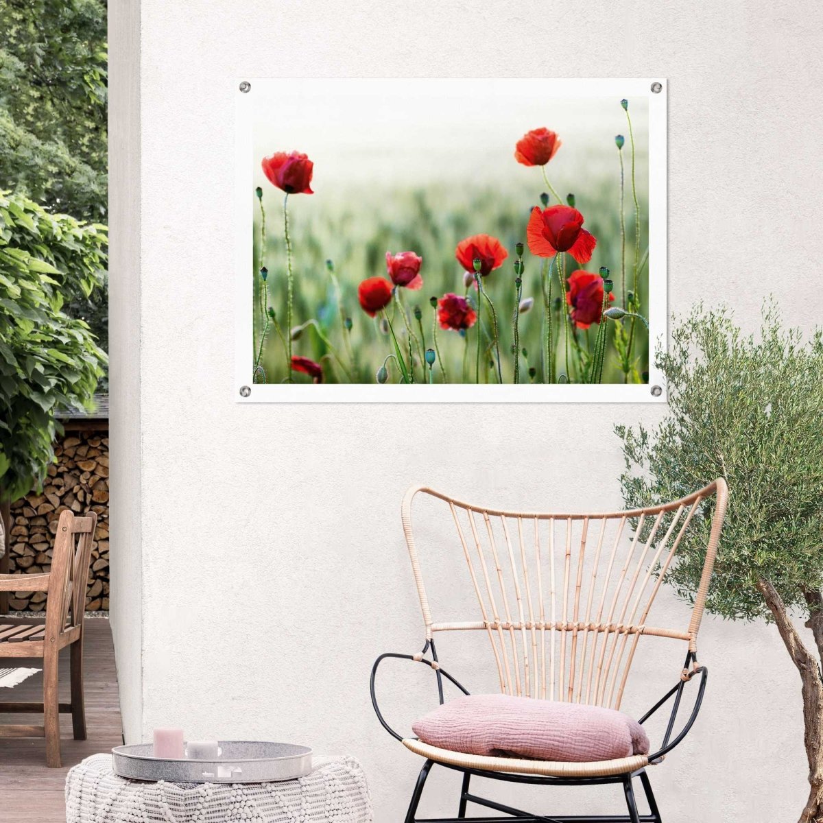 Tuinposter Wilde klaprozen 60x80 - Reinders