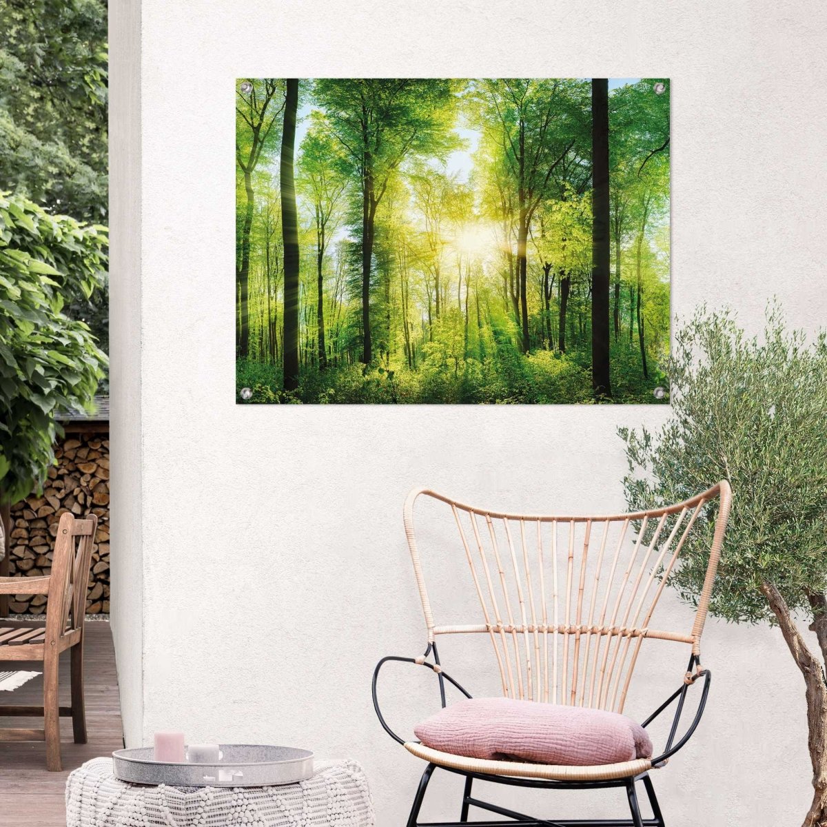 Tuinposter Zomer bos 60x80 - Reinders