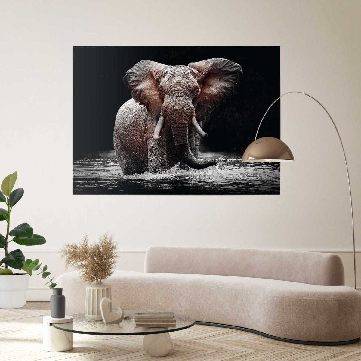 XXL Poster Olifant 100x140 - Reinders