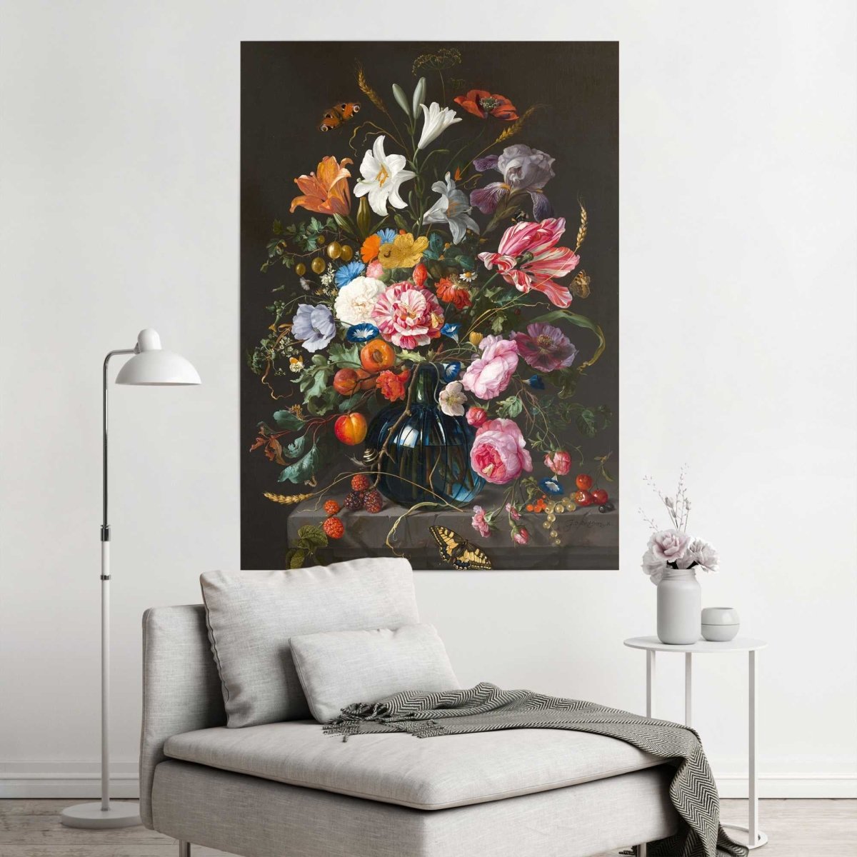 XXL Poster Stilleven met bloemen op vaas 140x100 - Reinders